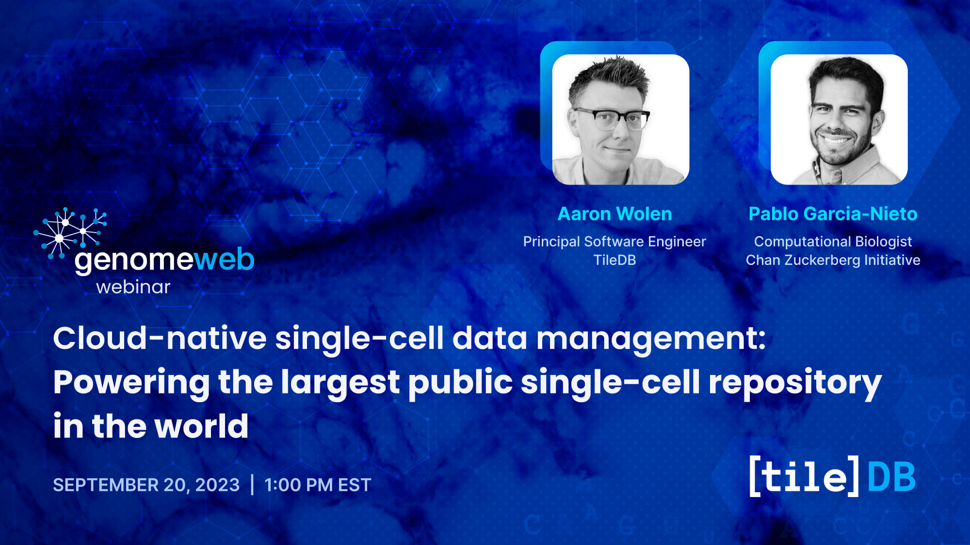 GenomeWeb webinar