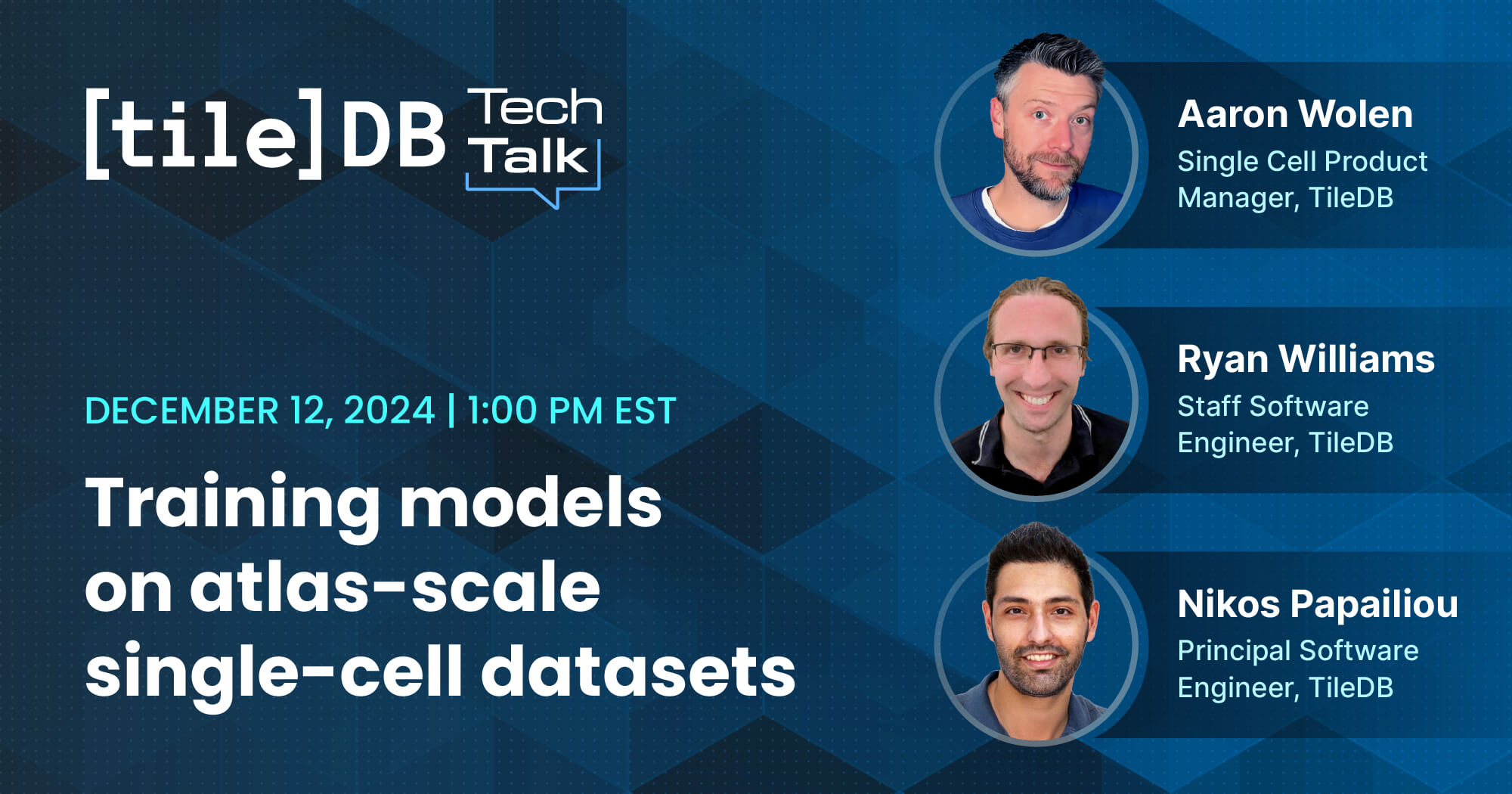 TileDB Tech Talk Dec2024